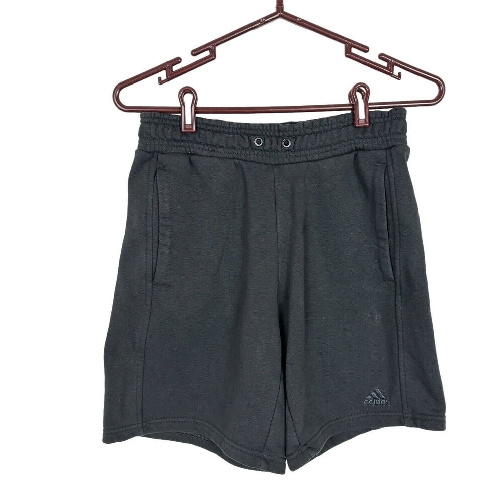 Adidas Black Sweatpant Shorts Men's Size XS